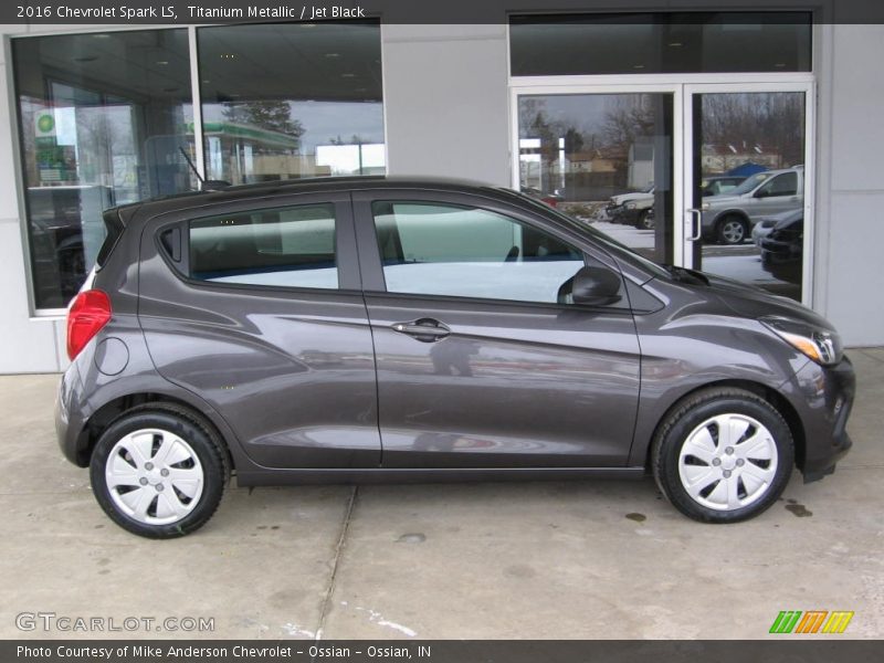 Titanium Metallic / Jet Black 2016 Chevrolet Spark LS