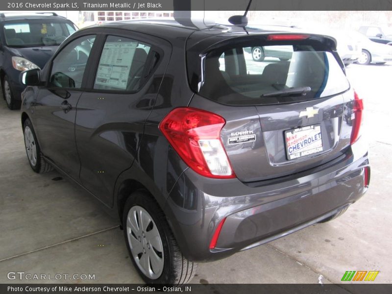Titanium Metallic / Jet Black 2016 Chevrolet Spark LS