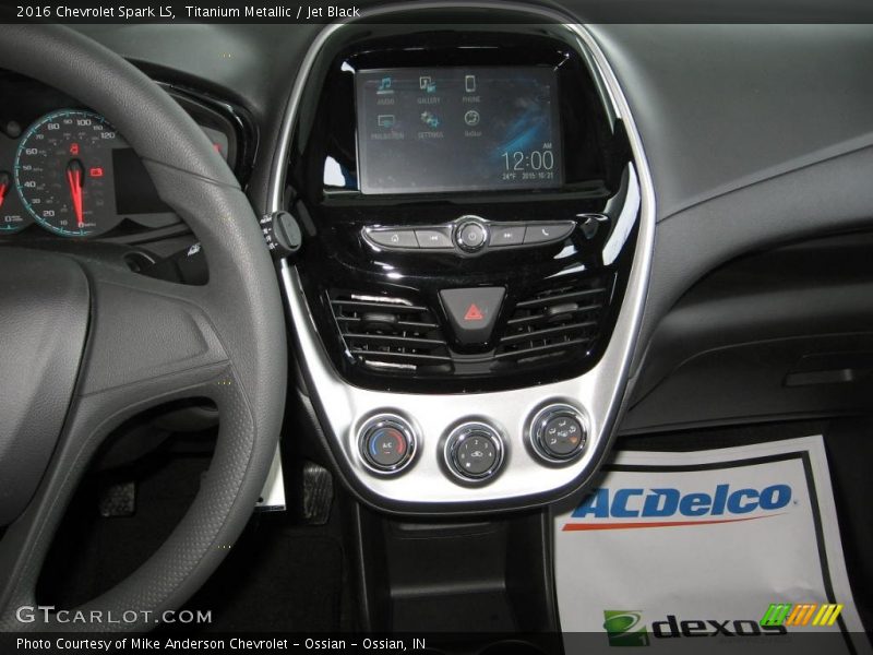 Titanium Metallic / Jet Black 2016 Chevrolet Spark LS