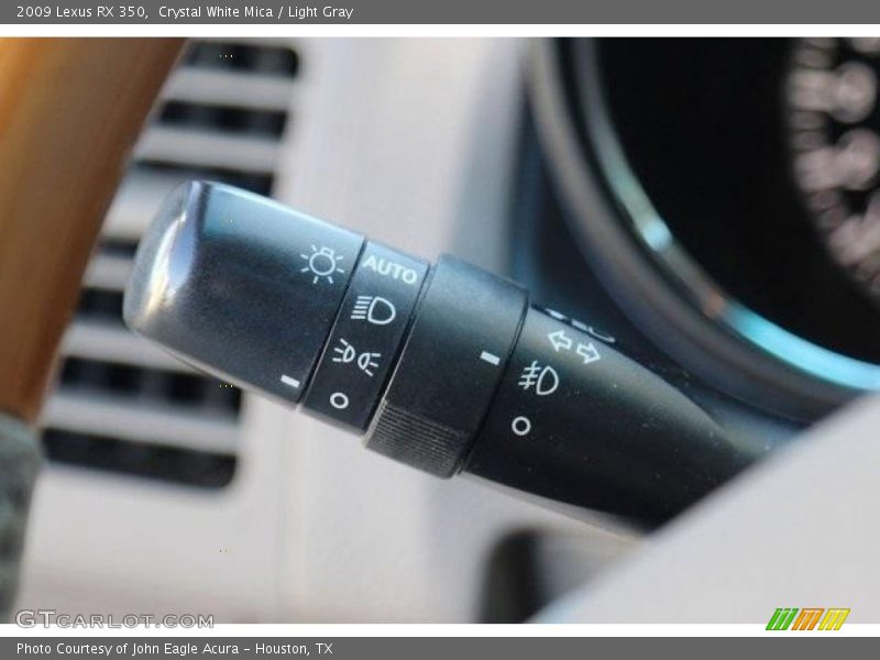 Crystal White Mica / Light Gray 2009 Lexus RX 350
