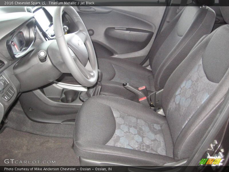 Titanium Metallic / Jet Black 2016 Chevrolet Spark LS