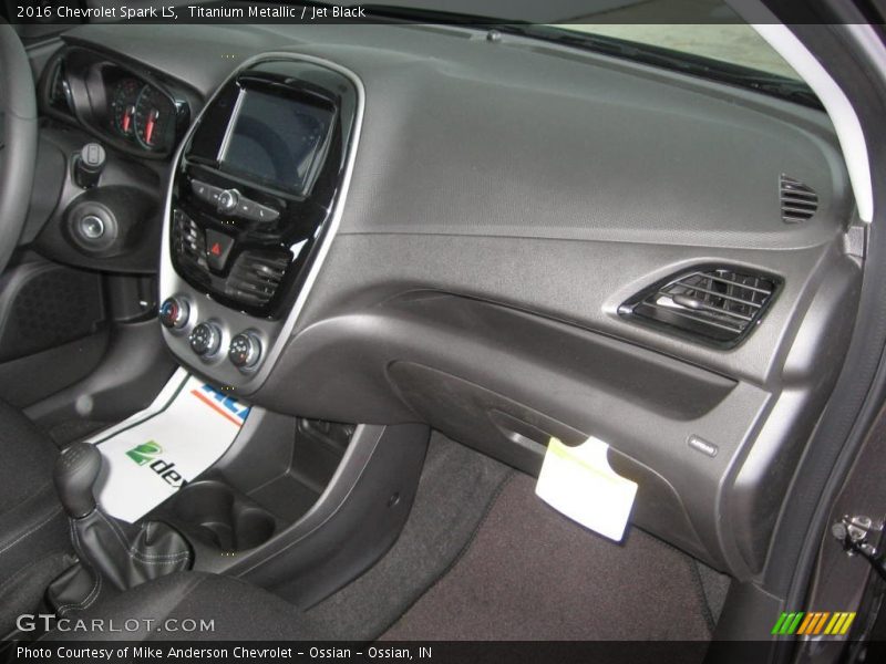 Titanium Metallic / Jet Black 2016 Chevrolet Spark LS