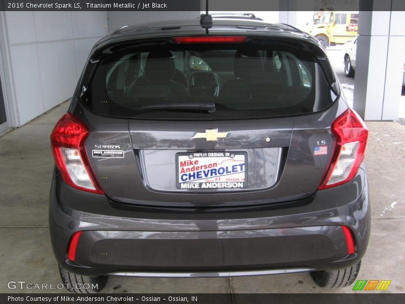 Titanium Metallic / Jet Black 2016 Chevrolet Spark LS