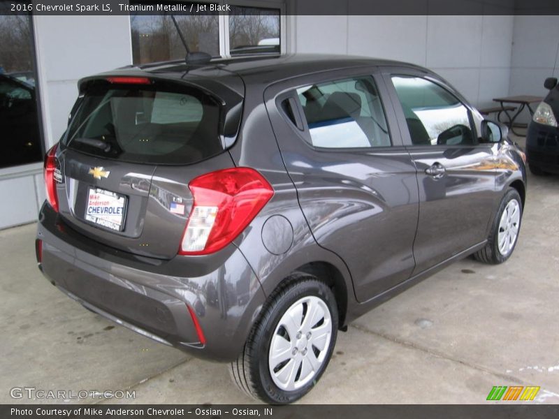 Titanium Metallic / Jet Black 2016 Chevrolet Spark LS