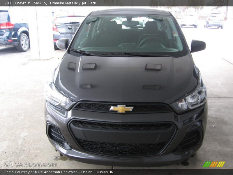 Titanium Metallic / Jet Black 2016 Chevrolet Spark LS