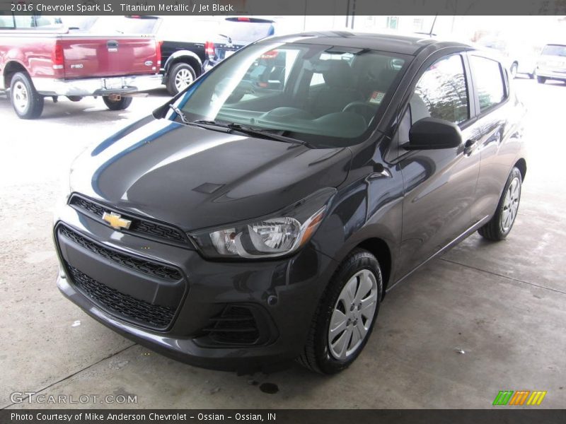Titanium Metallic / Jet Black 2016 Chevrolet Spark LS