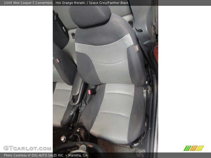  2005 Cooper S Convertible Space Grey/Panther Black Interior