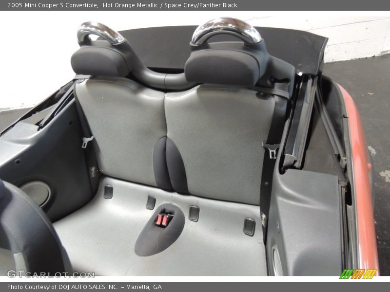 Hot Orange Metallic / Space Grey/Panther Black 2005 Mini Cooper S Convertible