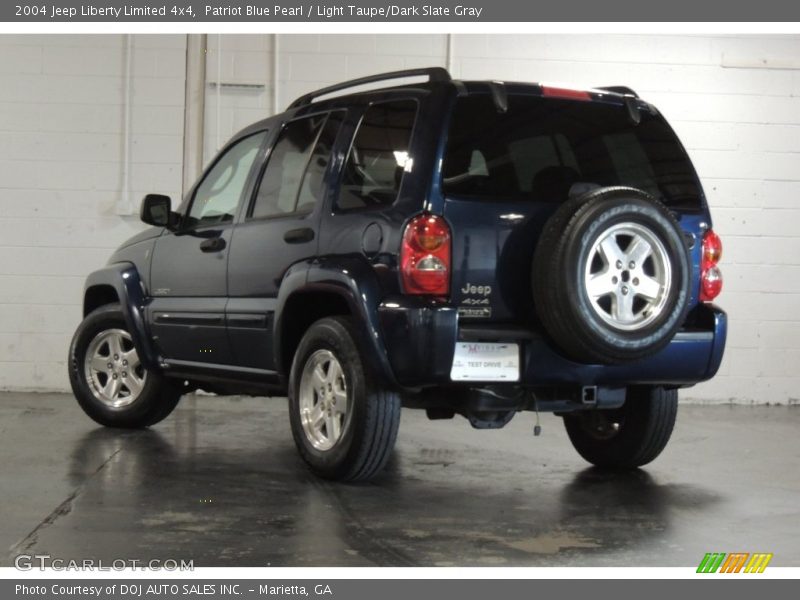 Patriot Blue Pearl / Light Taupe/Dark Slate Gray 2004 Jeep Liberty Limited 4x4