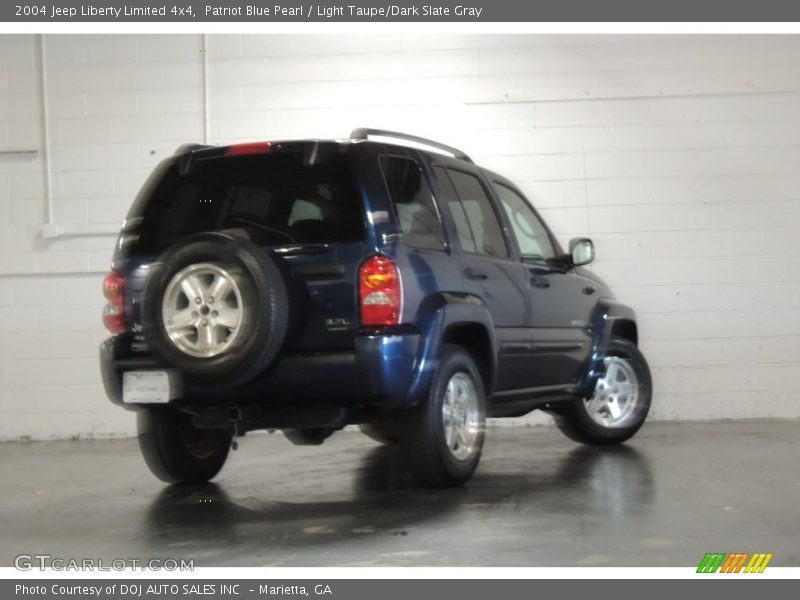 Patriot Blue Pearl / Light Taupe/Dark Slate Gray 2004 Jeep Liberty Limited 4x4