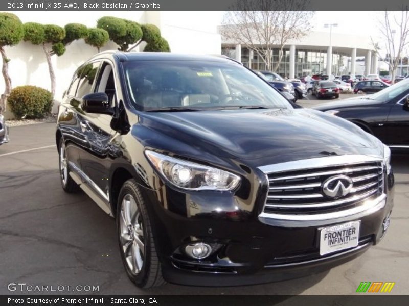Black Obsidian / Graphite 2013 Infiniti JX 35 AWD