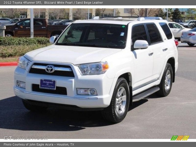 Blizzard White Pearl / Sand Beige Leather 2012 Toyota 4Runner SR5