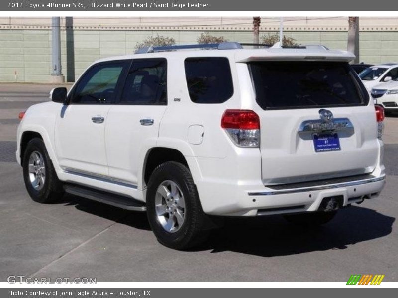 Blizzard White Pearl / Sand Beige Leather 2012 Toyota 4Runner SR5