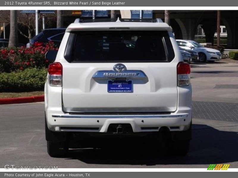 Blizzard White Pearl / Sand Beige Leather 2012 Toyota 4Runner SR5