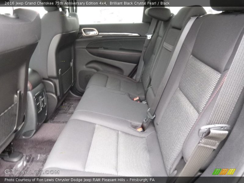 Brilliant Black Crystal Pearl / Black 2016 Jeep Grand Cherokee 75th Anniversary Edition 4x4
