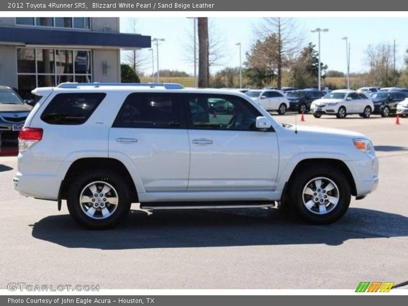 Blizzard White Pearl / Sand Beige Leather 2012 Toyota 4Runner SR5