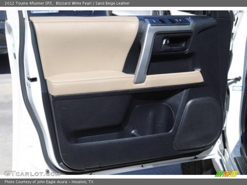 Blizzard White Pearl / Sand Beige Leather 2012 Toyota 4Runner SR5