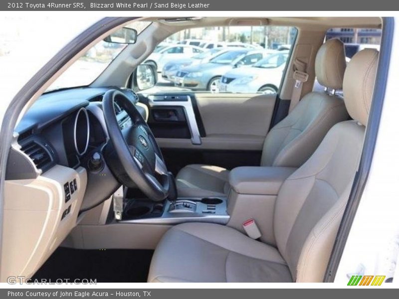 Blizzard White Pearl / Sand Beige Leather 2012 Toyota 4Runner SR5