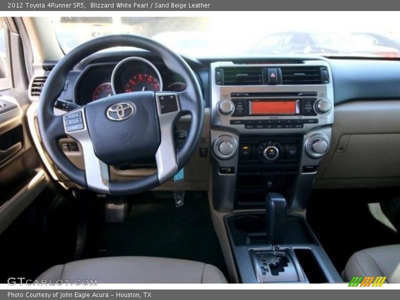 Blizzard White Pearl / Sand Beige Leather 2012 Toyota 4Runner SR5