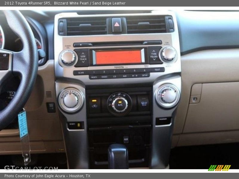 Blizzard White Pearl / Sand Beige Leather 2012 Toyota 4Runner SR5