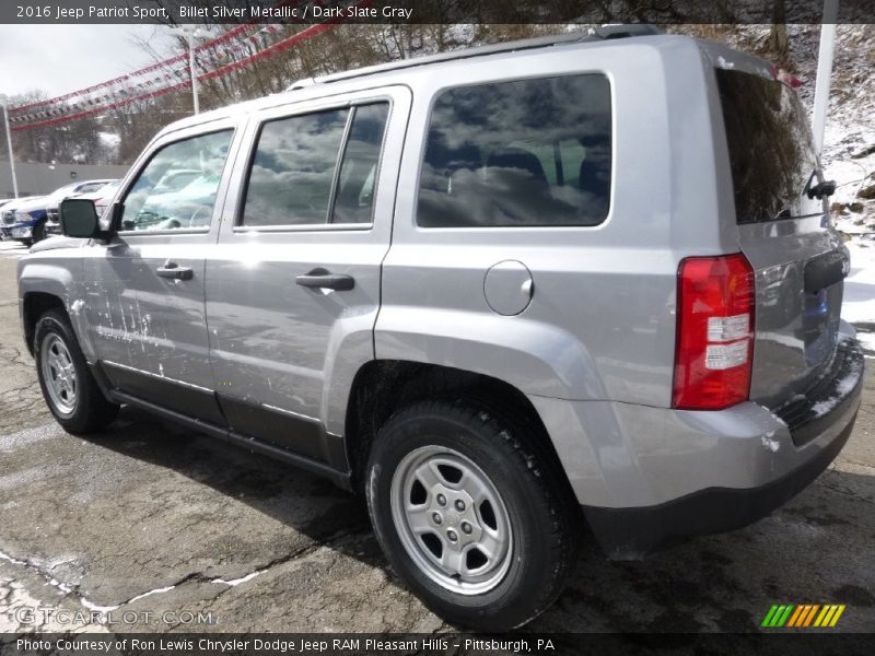 Billet Silver Metallic / Dark Slate Gray 2016 Jeep Patriot Sport