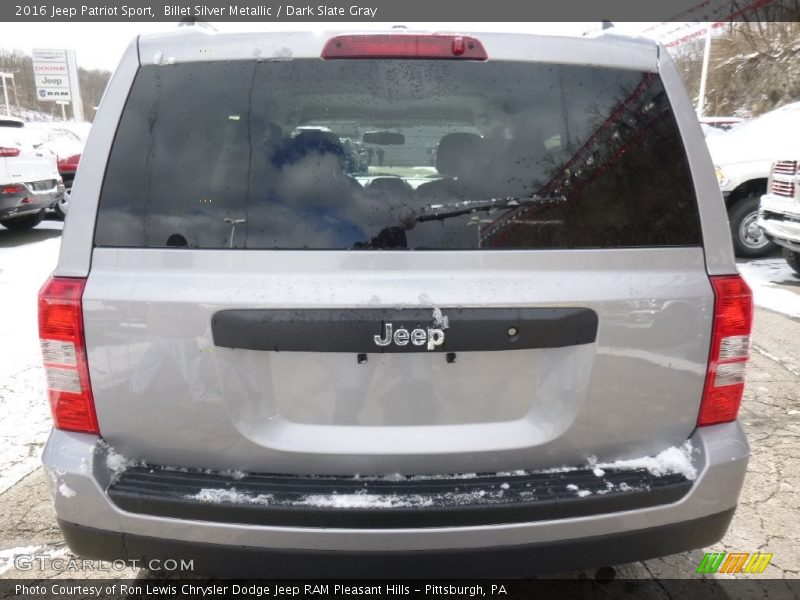 Billet Silver Metallic / Dark Slate Gray 2016 Jeep Patriot Sport