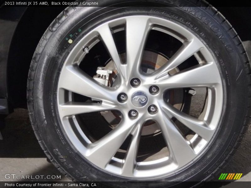 Black Obsidian / Graphite 2013 Infiniti JX 35 AWD