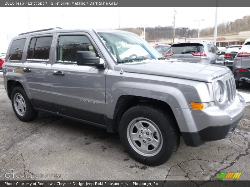 Billet Silver Metallic / Dark Slate Gray 2016 Jeep Patriot Sport