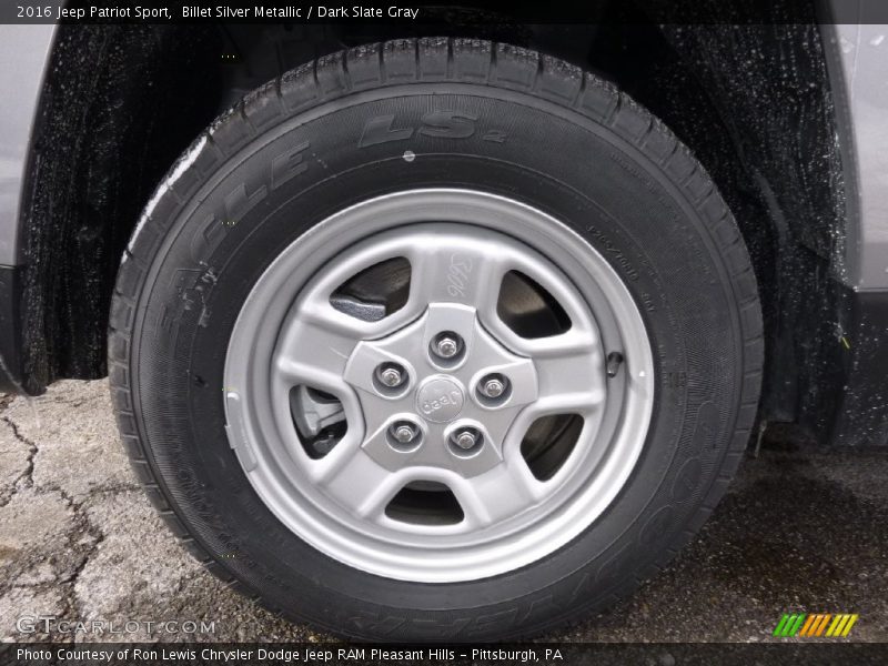 Billet Silver Metallic / Dark Slate Gray 2016 Jeep Patriot Sport