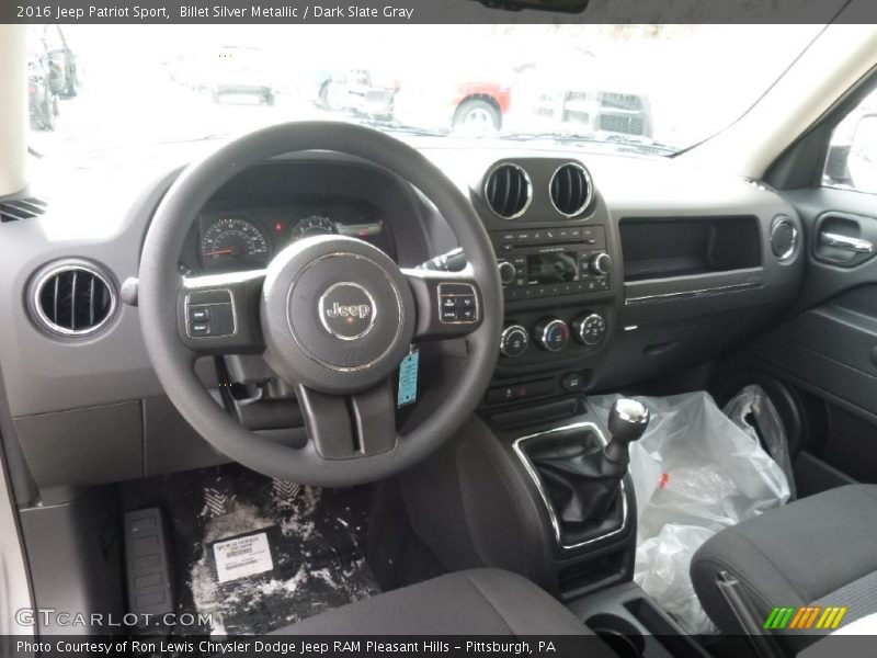 Billet Silver Metallic / Dark Slate Gray 2016 Jeep Patriot Sport