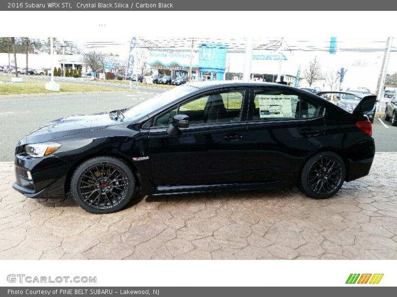  2016 WRX STI Crystal Black Silica