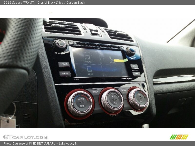 Crystal Black Silica / Carbon Black 2016 Subaru WRX STI