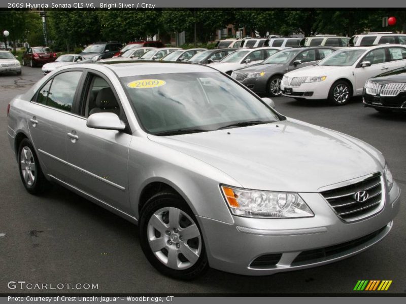 Bright Silver / Gray 2009 Hyundai Sonata GLS V6