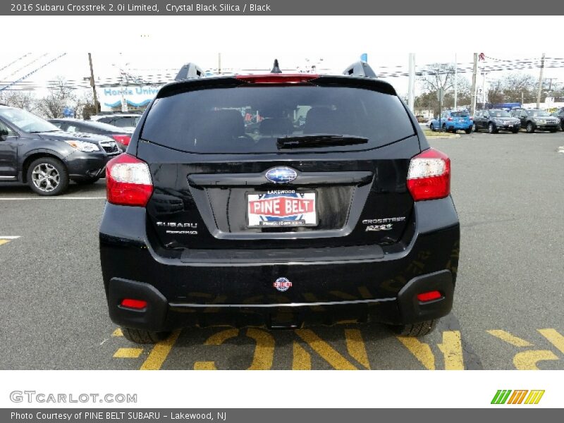Crystal Black Silica / Black 2016 Subaru Crosstrek 2.0i Limited