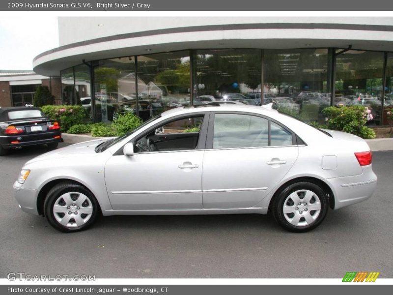 Bright Silver / Gray 2009 Hyundai Sonata GLS V6