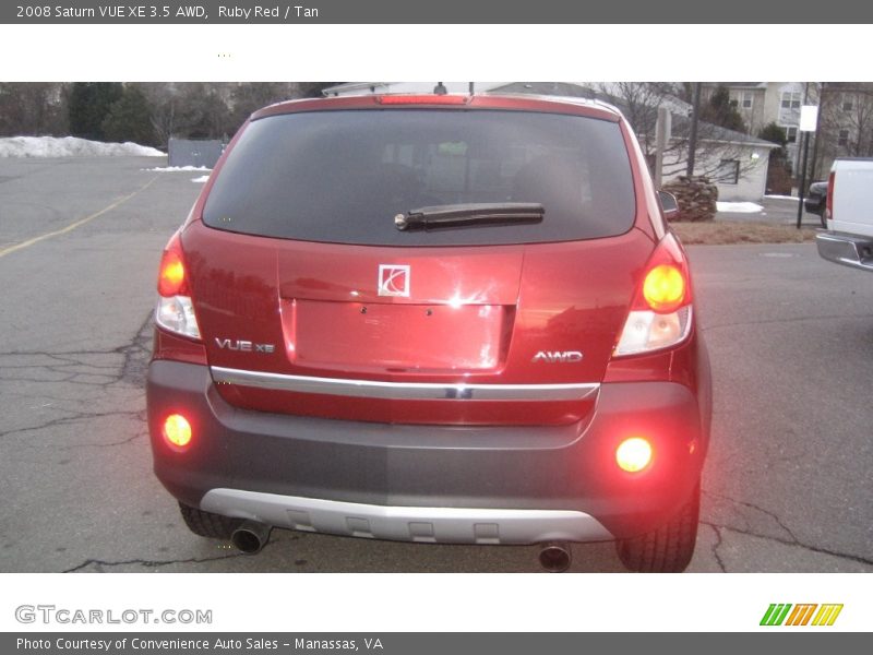 Ruby Red / Tan 2008 Saturn VUE XE 3.5 AWD