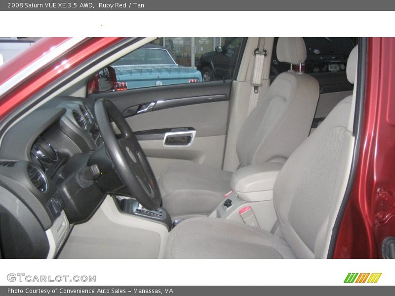 Ruby Red / Tan 2008 Saturn VUE XE 3.5 AWD