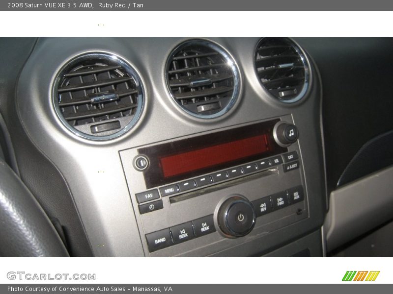 Ruby Red / Tan 2008 Saturn VUE XE 3.5 AWD