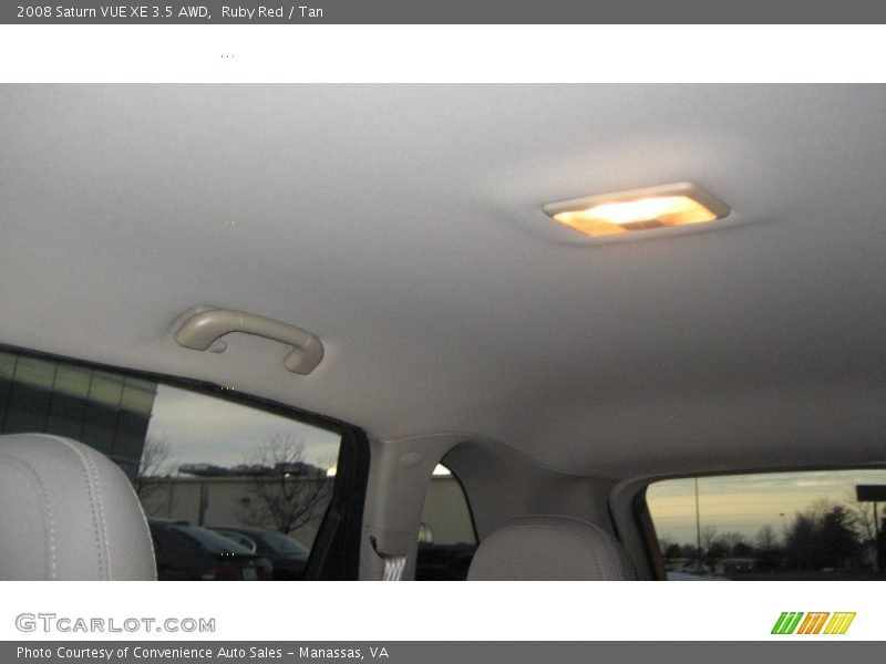 Ruby Red / Tan 2008 Saturn VUE XE 3.5 AWD