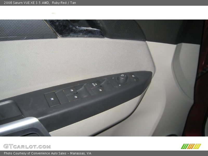Ruby Red / Tan 2008 Saturn VUE XE 3.5 AWD