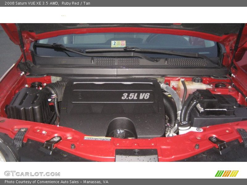 Ruby Red / Tan 2008 Saturn VUE XE 3.5 AWD