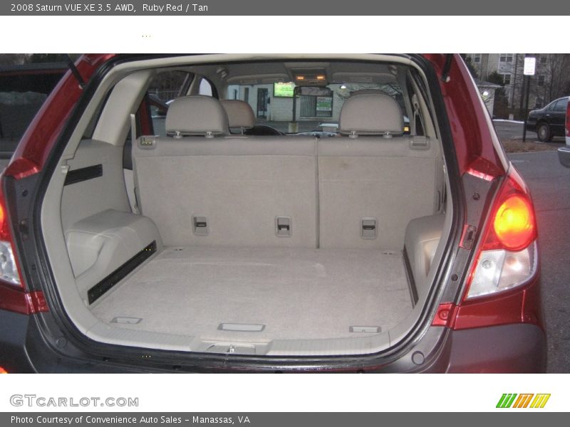 Ruby Red / Tan 2008 Saturn VUE XE 3.5 AWD