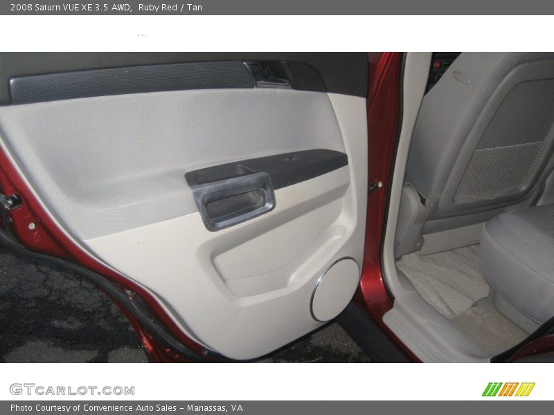Ruby Red / Tan 2008 Saturn VUE XE 3.5 AWD