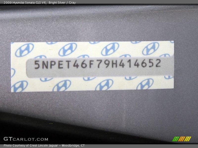 Bright Silver / Gray 2009 Hyundai Sonata GLS V6