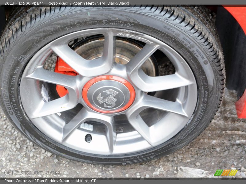 Rosso (Red) / Abarth Nero/Nero (Black/Black) 2013 Fiat 500 Abarth