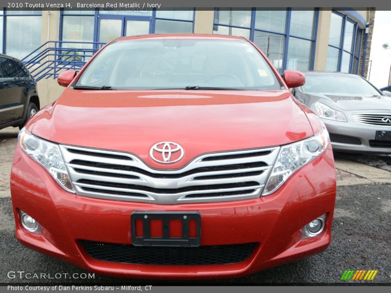 Barcelona Red Metallic / Ivory 2010 Toyota Venza I4