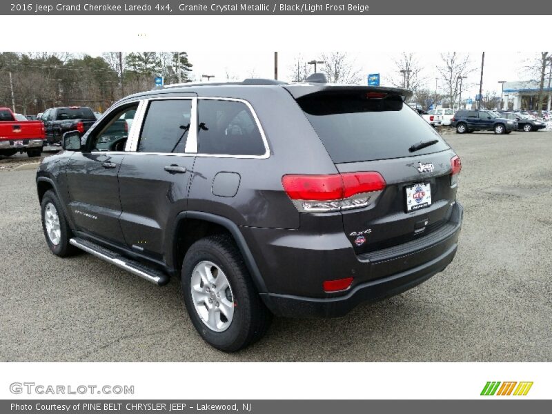 Granite Crystal Metallic / Black/Light Frost Beige 2016 Jeep Grand Cherokee Laredo 4x4