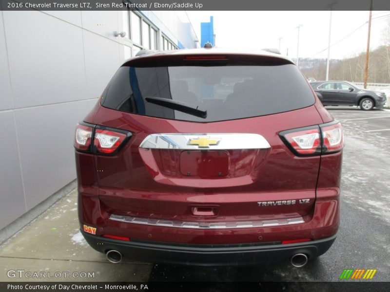 Siren Red Tintcoat / Ebony/Saddle Up 2016 Chevrolet Traverse LTZ