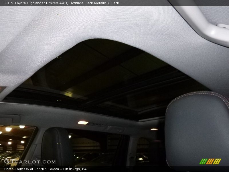 Attitude Black Metallic / Black 2015 Toyota Highlander Limited AWD