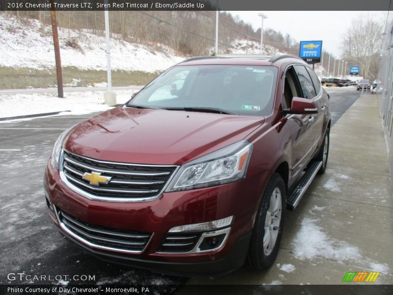 Siren Red Tintcoat / Ebony/Saddle Up 2016 Chevrolet Traverse LTZ